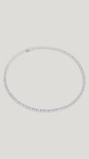 Prudence Necklace White Gold Plated