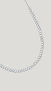 Cassidy Necklace White Gold Plated