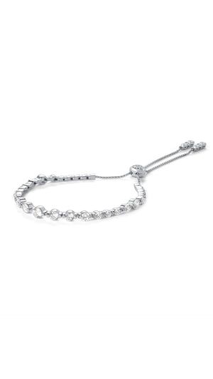 Grace Bracelet White Gold Plated