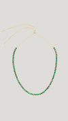 Cassidy Necklace Emerald 18K Gold Vermeil