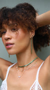 Cassidy Emerald Green Necklace Gold Vermeil