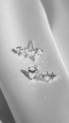 Abigail Studs White Gold Plated