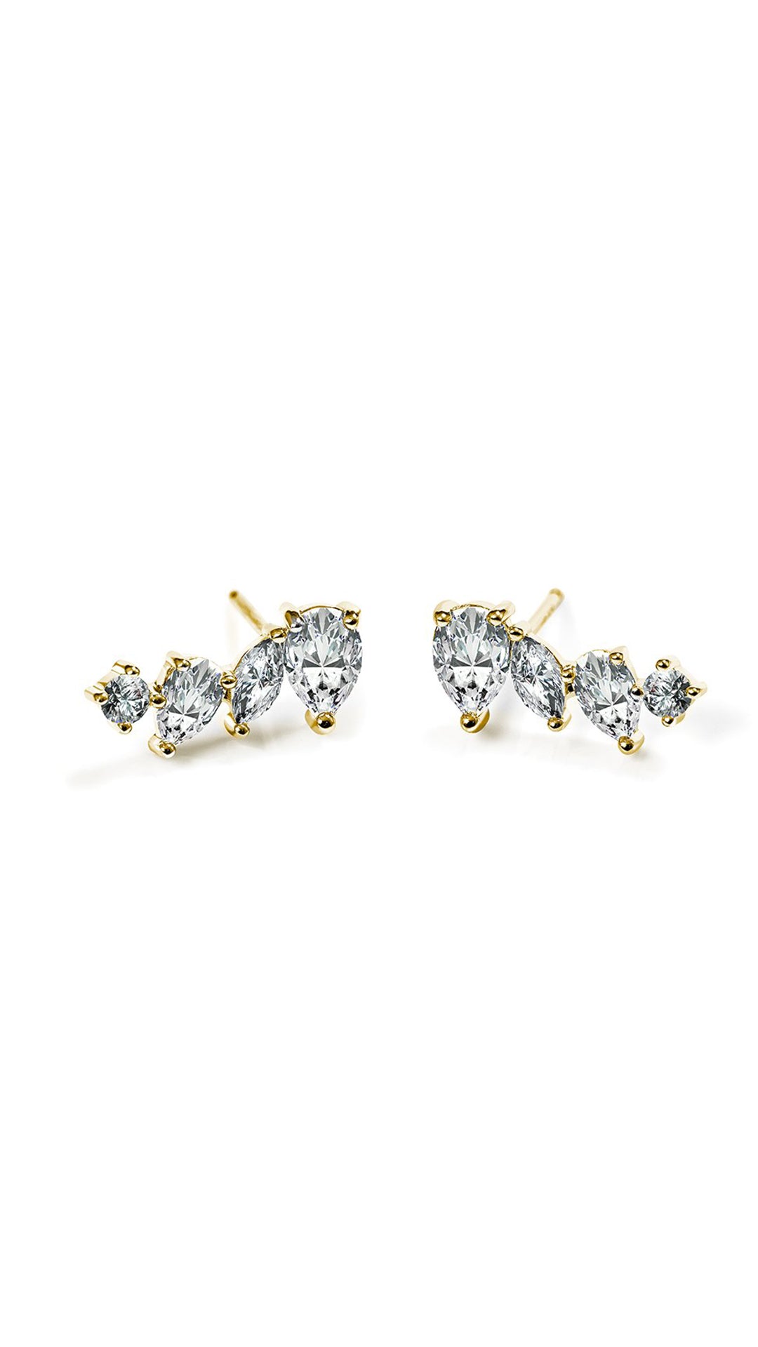 Abigail Studs 18K Gold Vermeil