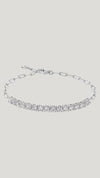 Aimee Bracelet White Gold Plated