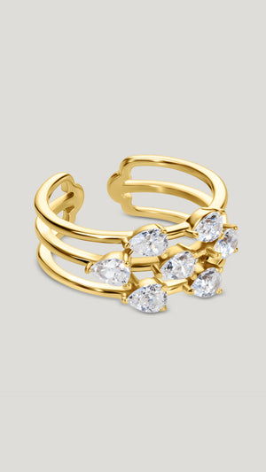 Alba Ring 18K Gold Vermeil