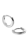 Sterling silver huggie earrings for women