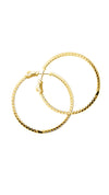 Amaia Medium Hoop Earrings Gold Vermeil