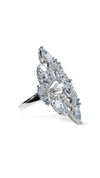 Antoinette Ring White Gold Plated