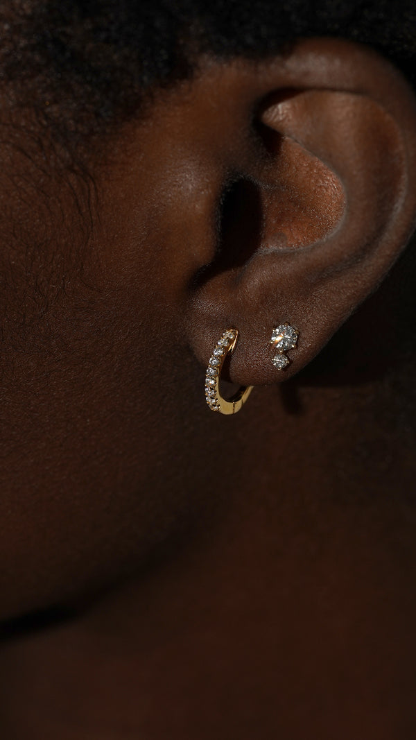 Baby Hoop Earrings Gold Vermeil