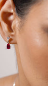 Baby Ruby Arabella Earrings Sterling Silver