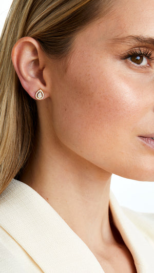 Baby Emile Studs 18K Gold Vermeil