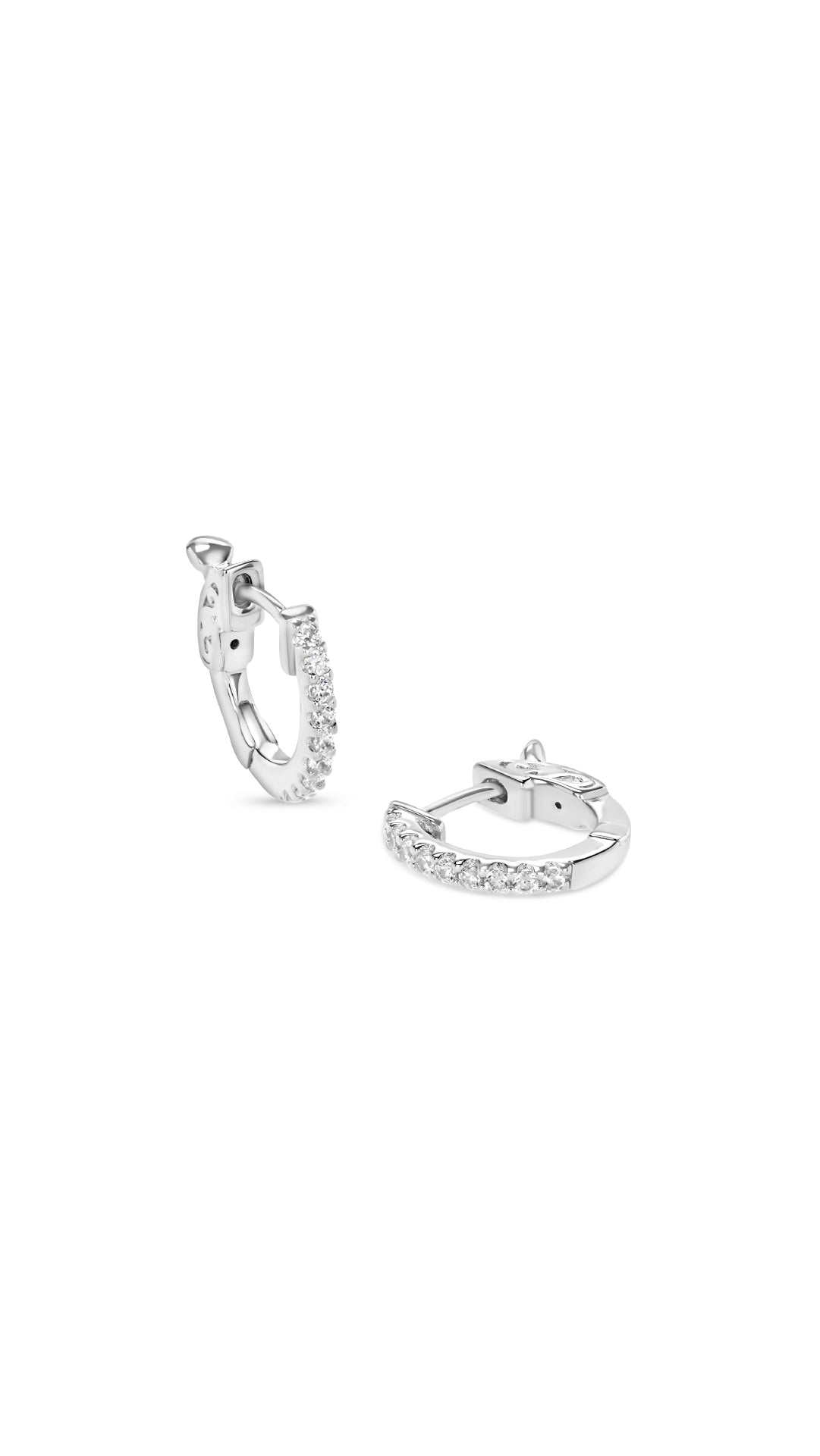 Baby Hoop Earrings Sterling Silver