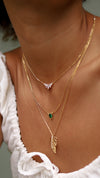 Tulisa Marquise Necklace 18K Gold Vermeil