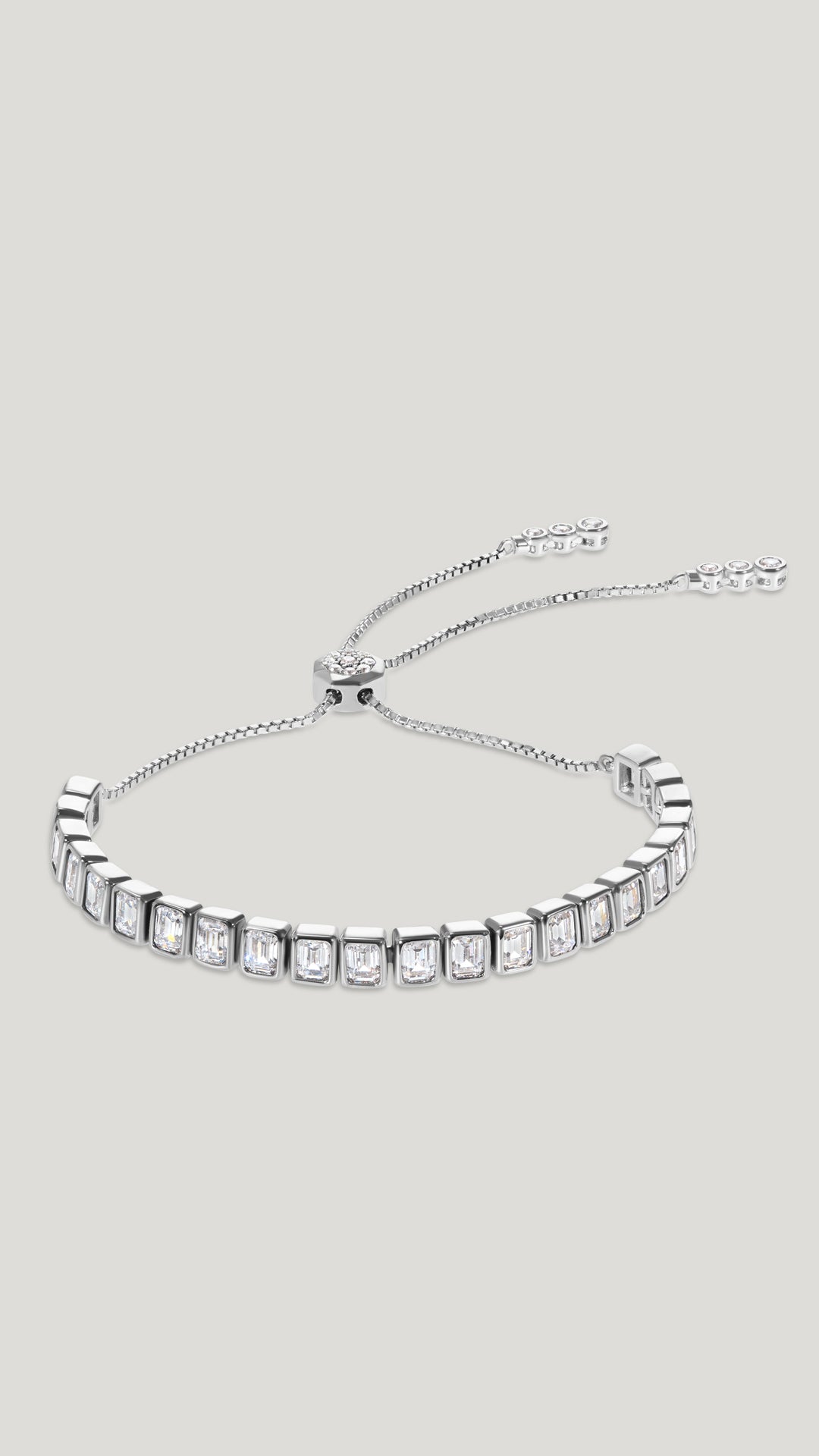 Cassidy Bracelet White Gold Plated