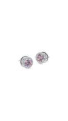 Gwyn Pink Stud Earrings Sterling Silver