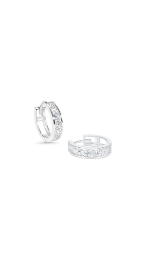 Waverly Hoop Earrings Sterling Silver