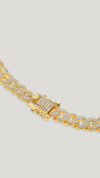 Vida large pave bracelet for women featuring box clasp closure.