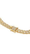 Vida Large Pave Bracelet Gold Vermeil