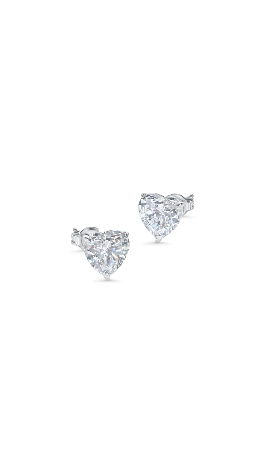 Camden Stud Earrings 9K White Gold