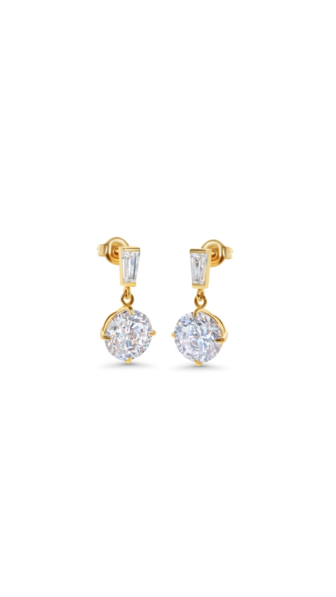 Athena Earrings 9K Yellow Gold