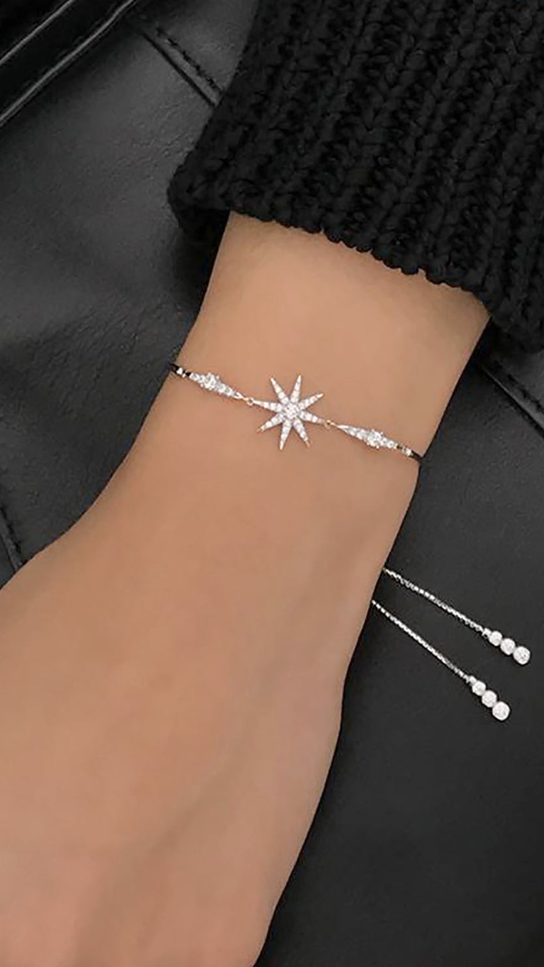 Celestia Bracelet White Gold Plated