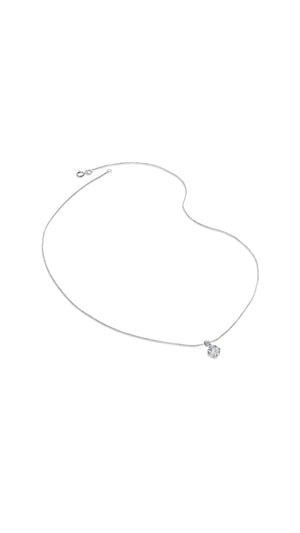 Hazel Necklace 9K White Gold