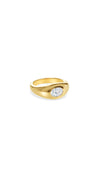 Sydney Oval Ring Gold Vermeil