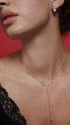 Calluna Necklace White Gold Plated