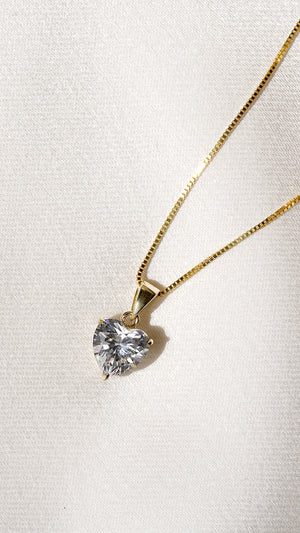 Camden Heart Pendant Yellow Gold