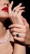 Sapphire cocktail rings for women