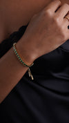 Cassidy Bracelet Emerald 18K Gold Vermeil