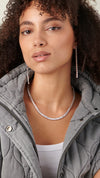 Cassidy Necklace White Gold Plated