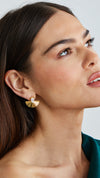 Celene Stud Earrings Large Gold Vermeil