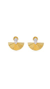 Celene Stud Earrings Large Gold Vermeil