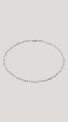 Coralie Necklace White Gold Plated