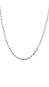 Coralie Necklace White Gold Plated