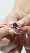 Cordelia Ring 18K White Gold Sapphire