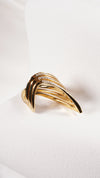 Delta Ring 18K Gold Vermeil