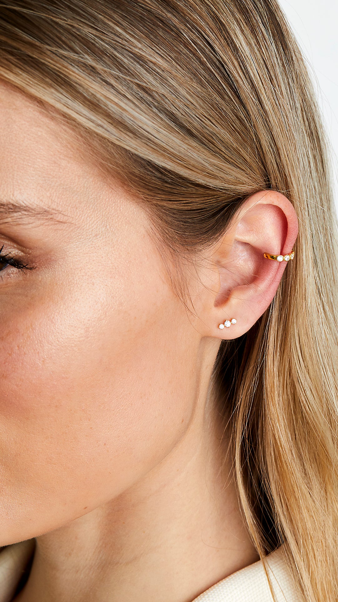 Dree Studs 18K Gold Vermeil