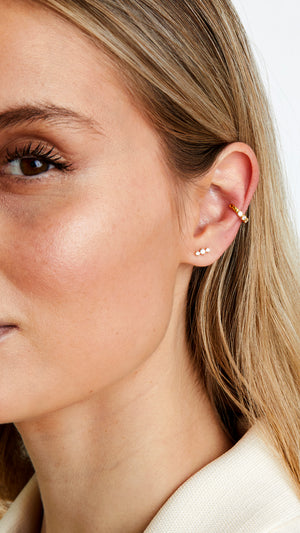 Dree Studs 18K Gold Vermeil