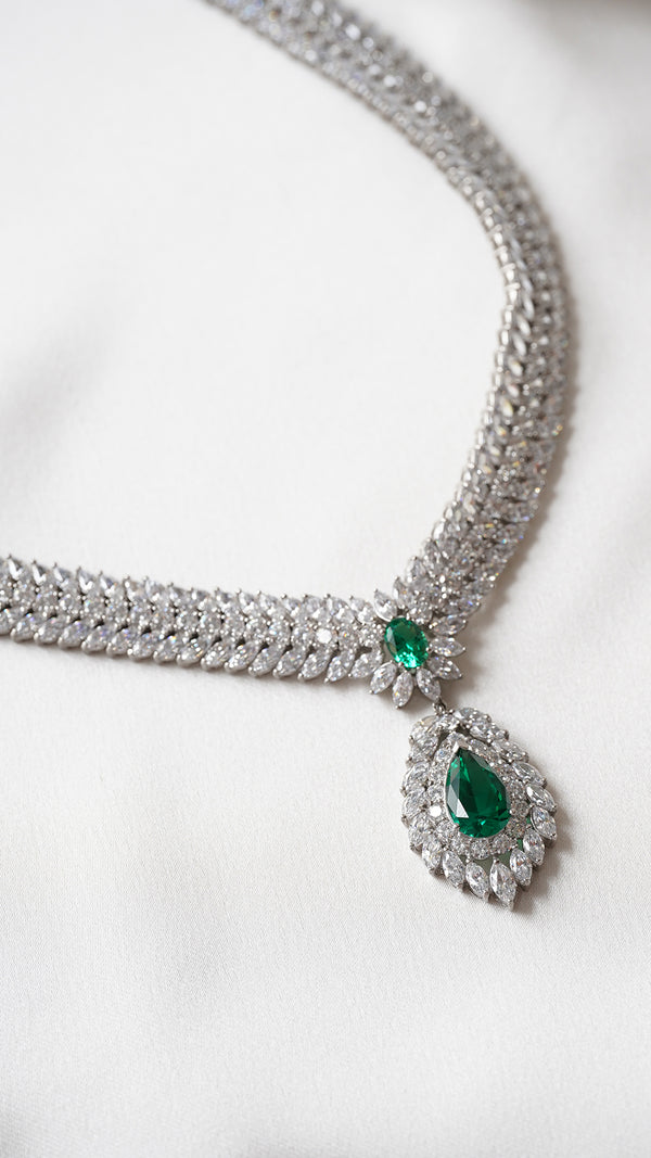 Evergreen Grand Necklace Sterling Silver