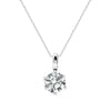 Elle Necklace 18K White Gold