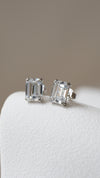 Fulton Stud Earrings 9K White Gold