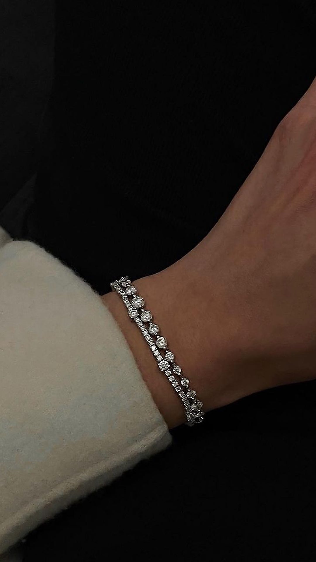 Grace Bracelet White Gold Plated