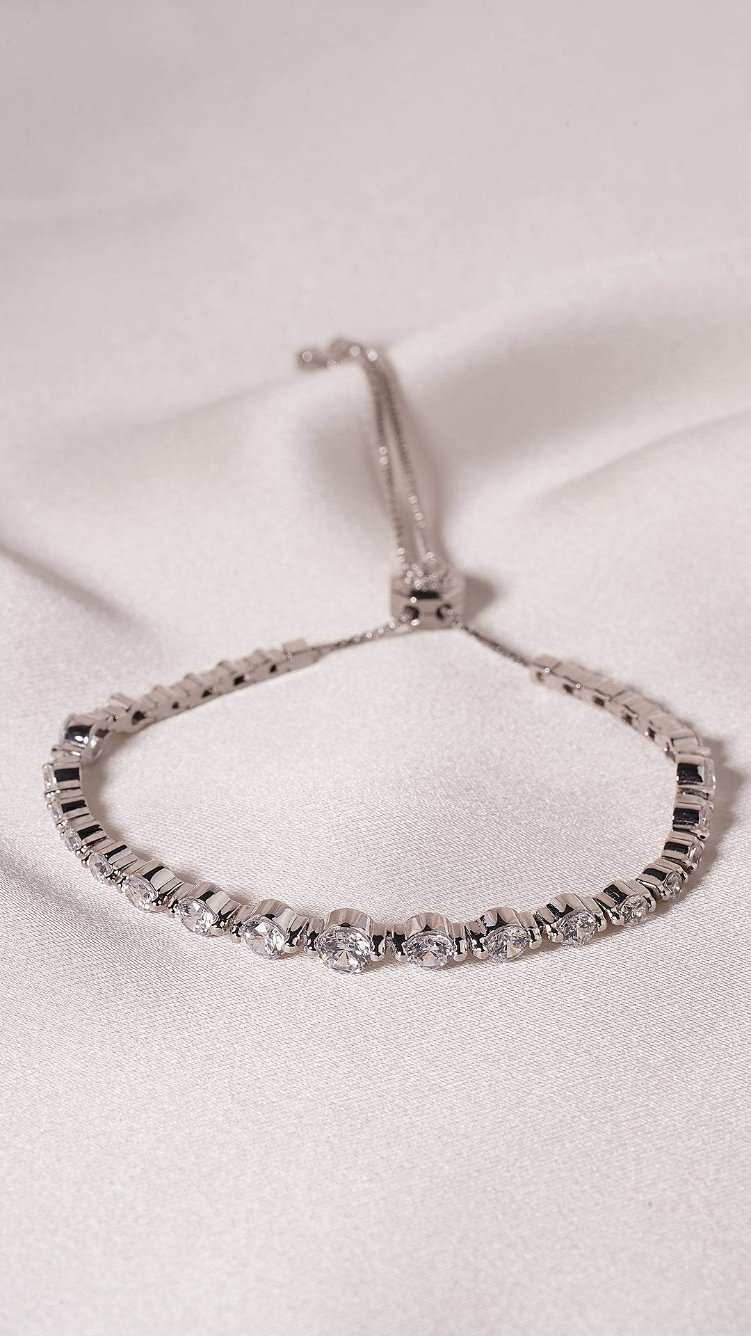 Grace Bracelet White Gold Plated