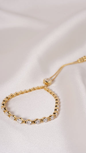 Grace Yellow Bracelet 18K Gold Vermeil