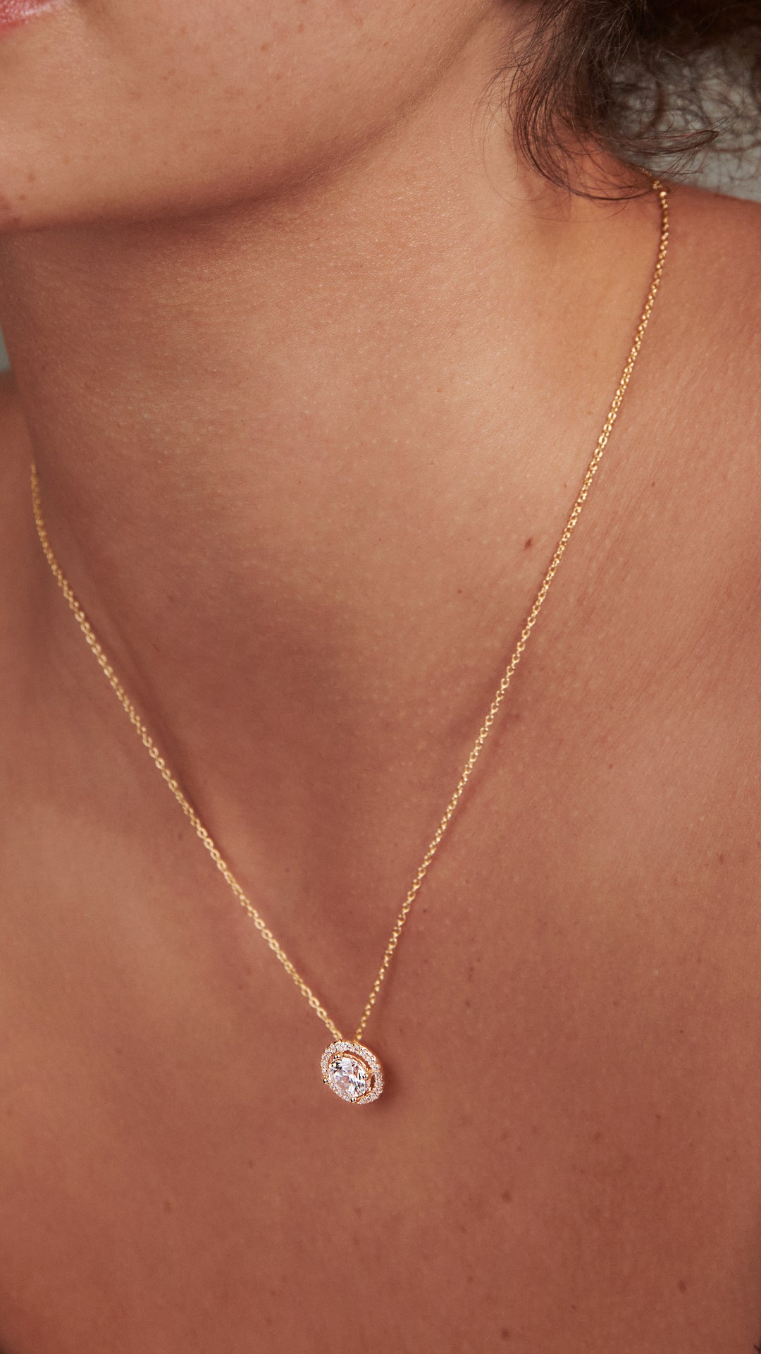 Gwen Necklace Gold Vermeil