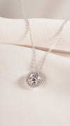 Gwen Necklace White Gold Plated