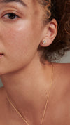 Gwen Stud Earrings Gold Vermeil