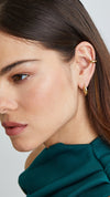 Fashion-forward yellow gold ear cuff for unique styling